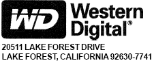 (WESTERN DIGITAL LOGO)